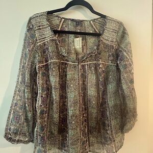 American eagle boho western top